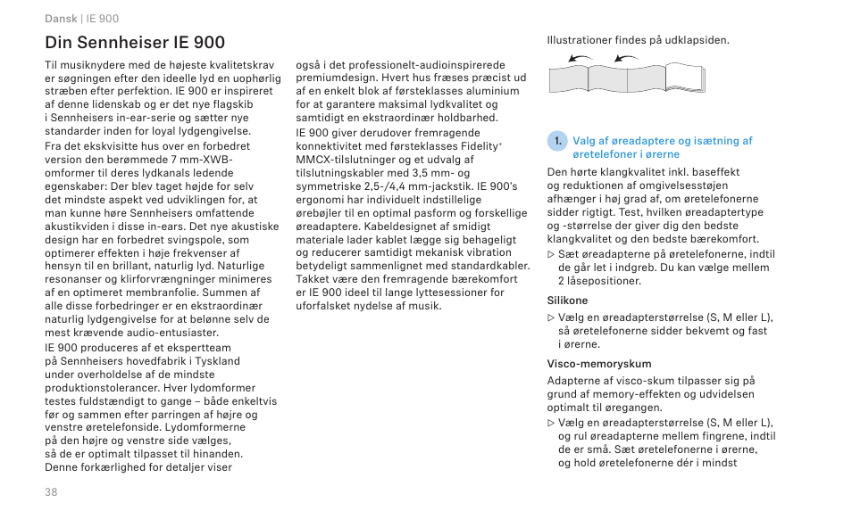 Din sennheiser ie 900 | Sennheiser IE 900 In-Ear Headphones User Manual | Page 42 / 86