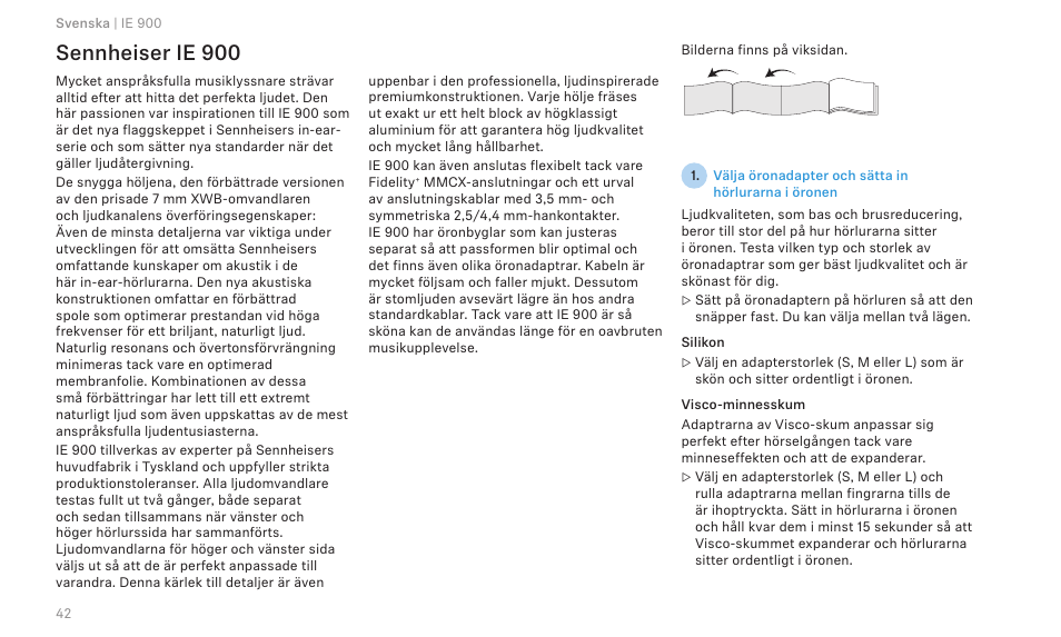 Sennheiser ie 900 | Sennheiser IE 900 In-Ear Headphones User Manual | Page 46 / 86