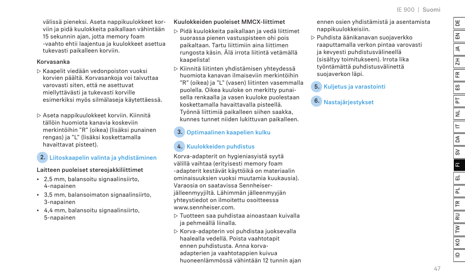 Sennheiser IE 900 In-Ear Headphones User Manual | Page 51 / 86