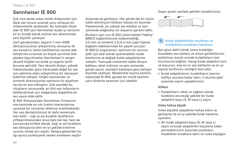 Sennheiser ie 900 | Sennheiser IE 900 In-Ear Headphones User Manual | Page 62 / 86