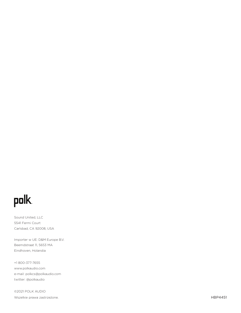 Polk Audio Reserve Series R700 Three-Way Floorstanding Speaker (Walnut, Single) User Manual | Page 85 / 155