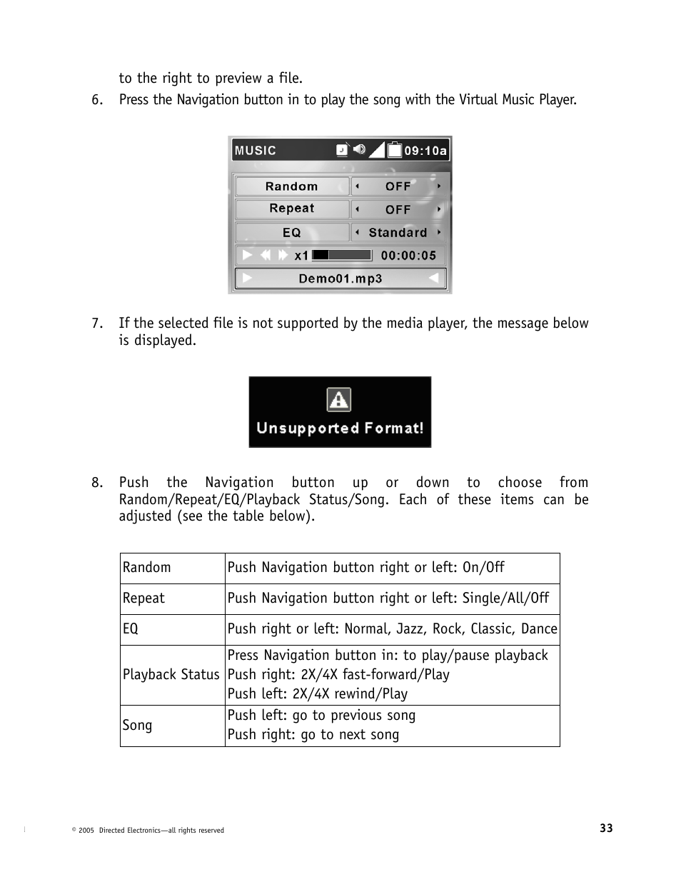 Directed Electronics OHV901 User Manual | Page 33 / 58