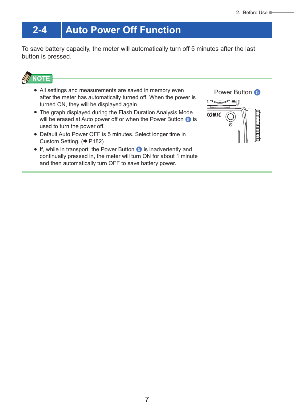 Auto power off function, 4 auto power off function | Sekonic Speedmaster L-858D-U Light Meter User Manual | Page 21 / 223