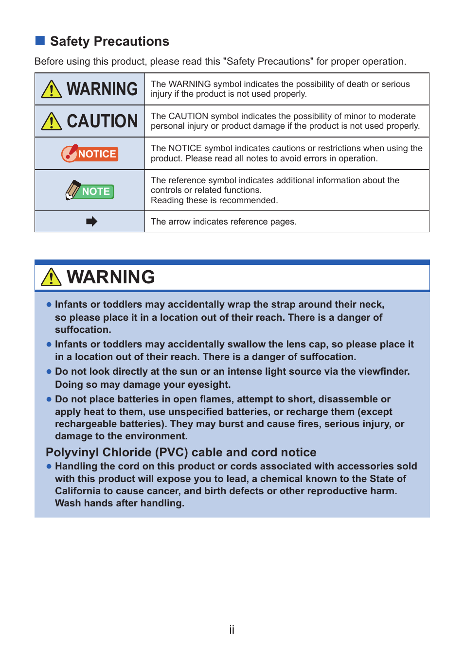 Safety precautions, Warning, Caution | Sekonic Speedmaster L-858D-U Light Meter User Manual | Page 4 / 223