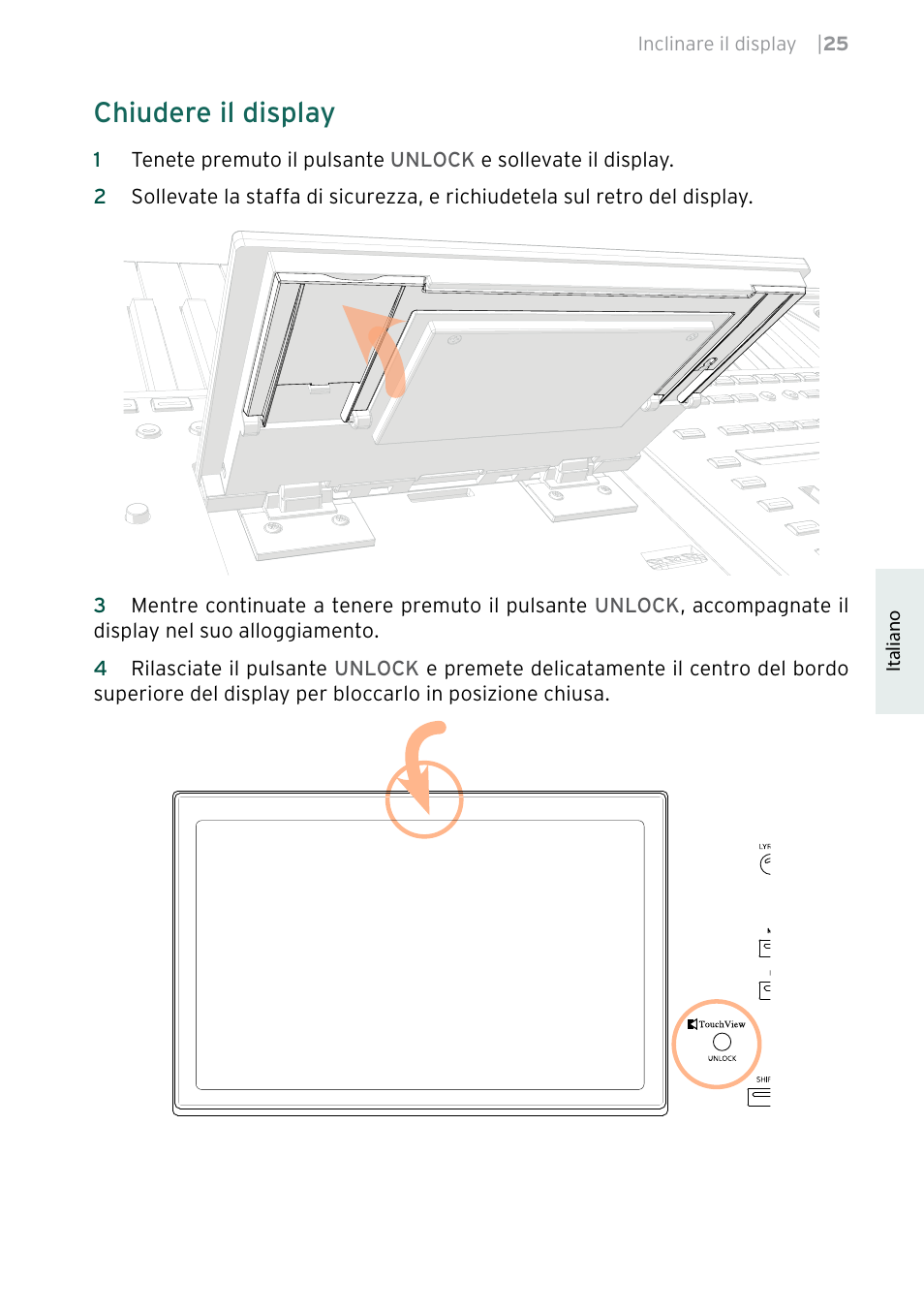 Chiudere il display | KORG Pa5X-88 88-Key Arranger Keyboard User Manual | Page 141 / 232