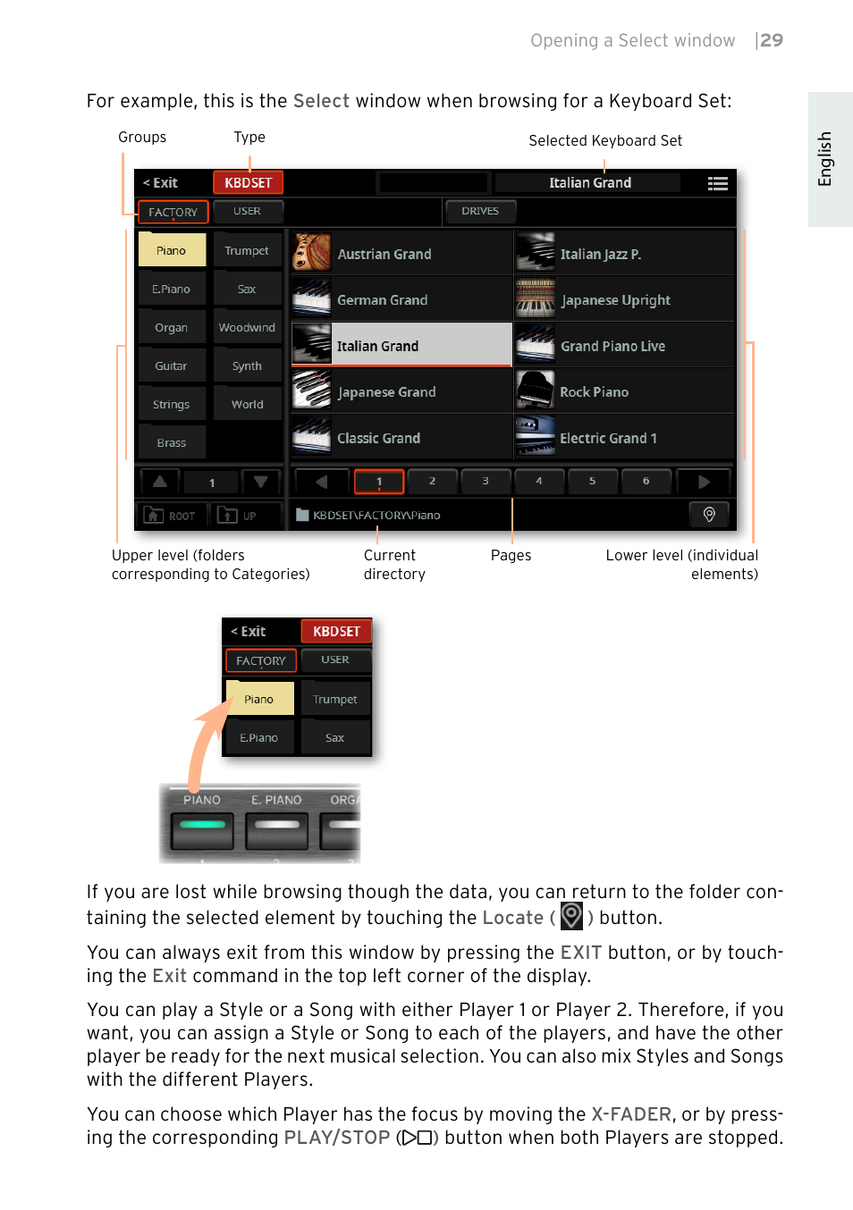 KORG Pa5X-88 88-Key Arranger Keyboard User Manual | Page 31 / 232