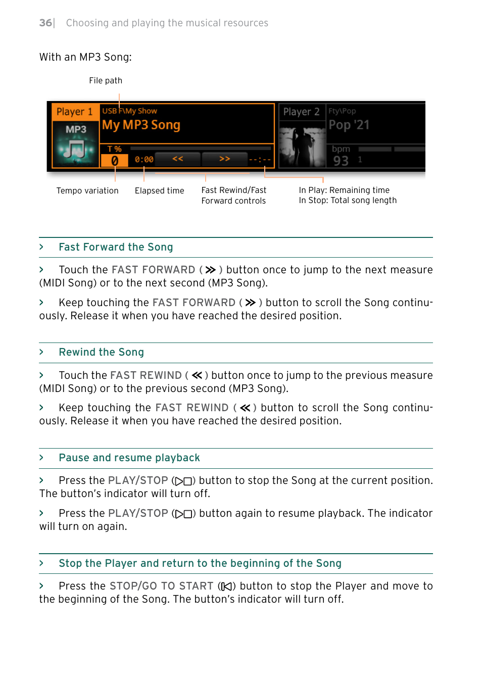 KORG Pa5X-88 88-Key Arranger Keyboard User Manual | Page 38 / 232