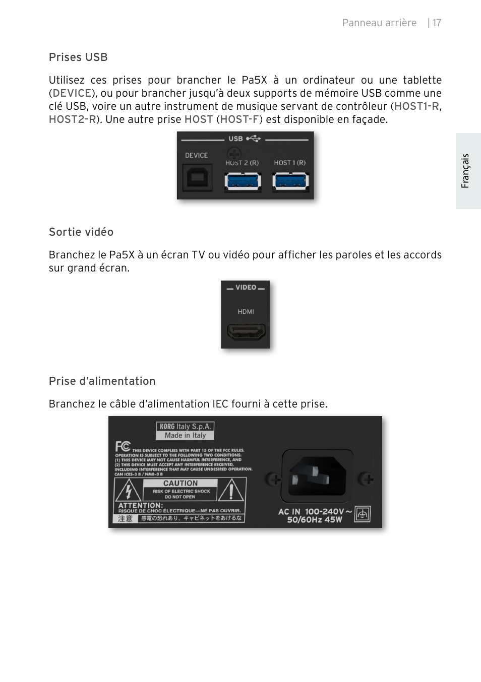 KORG Pa5X-88 88-Key Arranger Keyboard User Manual | Page 57 / 232