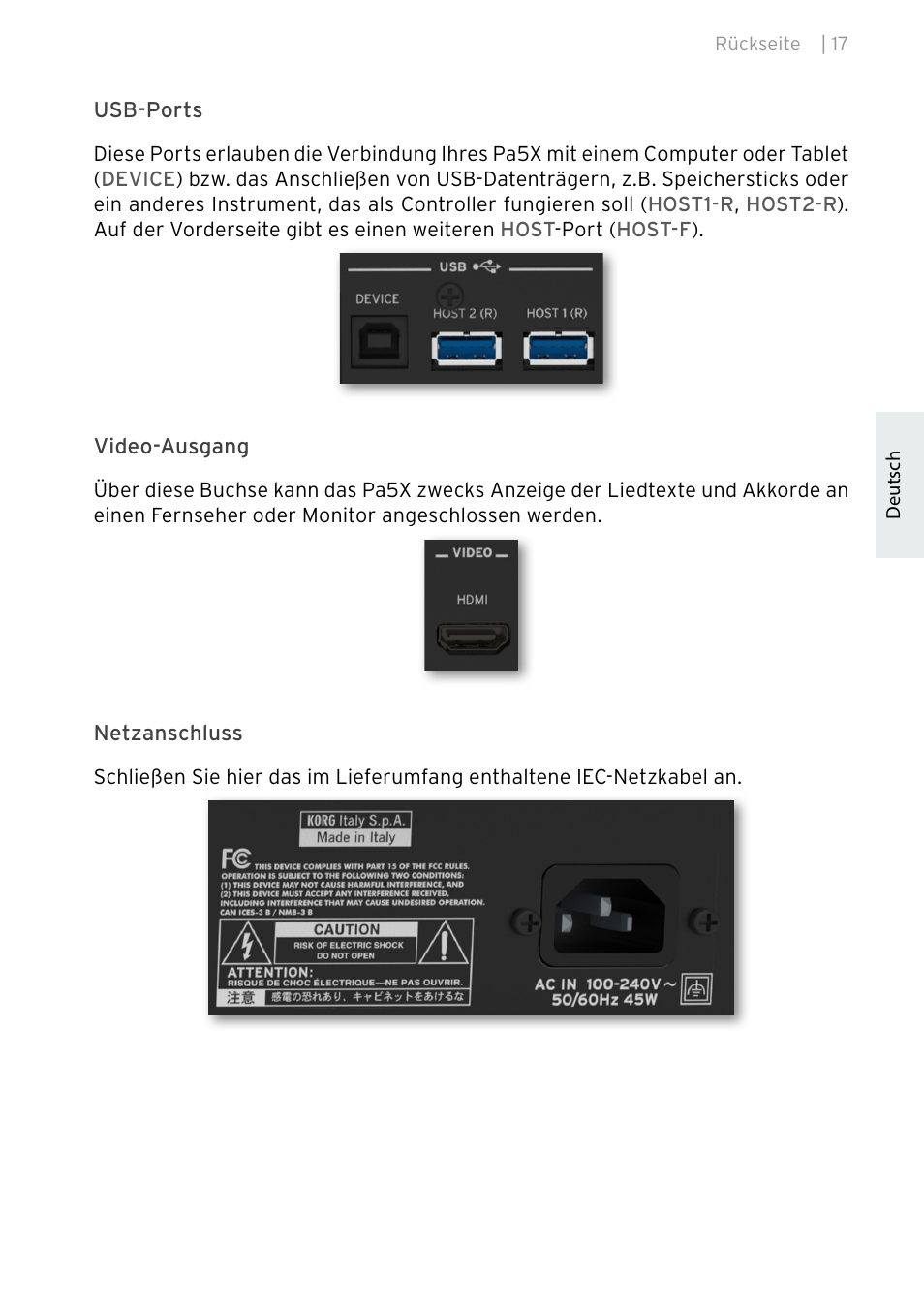 KORG Pa5X-88 88-Key Arranger Keyboard User Manual | Page 95 / 232