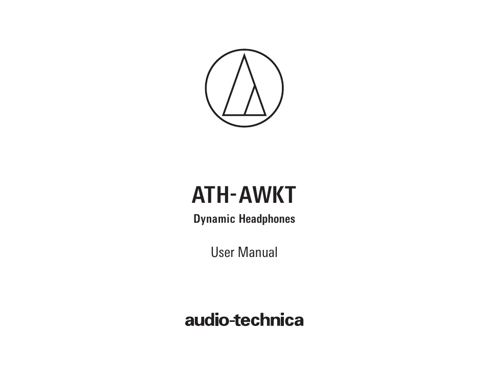 Audio-Technica ATH-AWKT Audiophile Closed-Back Dynamic Wooden Headphones (Striped Ebony) User Manual | 94 pages