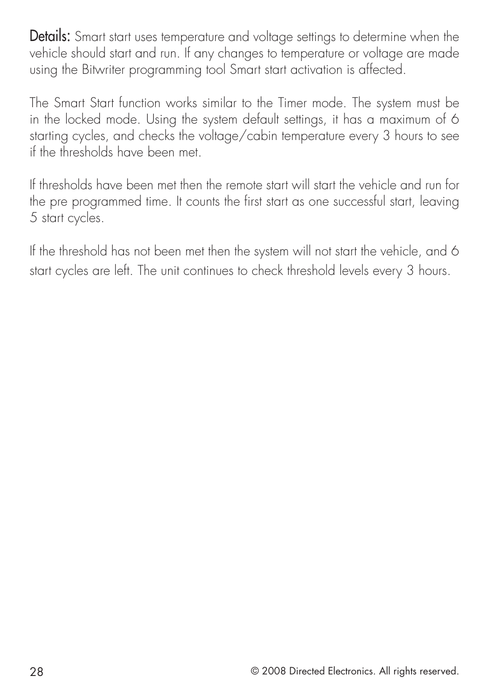 Directed Electronics 951 User Manual | Page 28 / 48