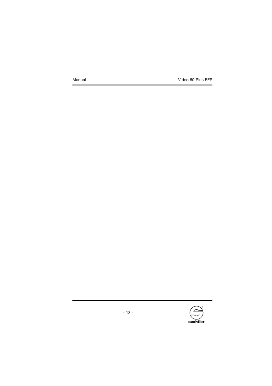 Sachtler Video 60 Plus EFP Fluid Head (150mm Ball Base) - Supports 35-145 lbs User Manual | Page 19 / 36