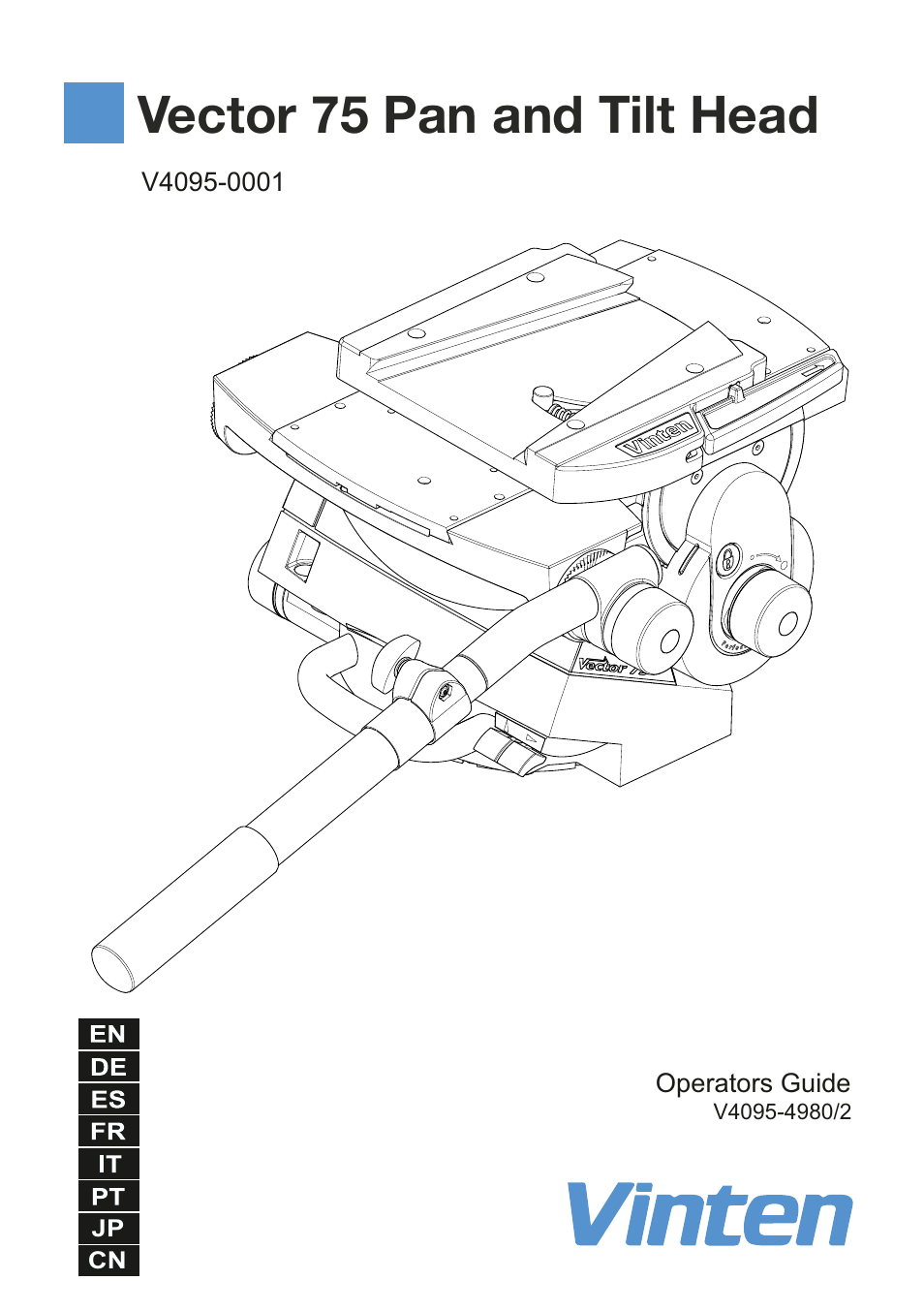 Vinten Vector 75 Fluid Head User Manual | 141 pages