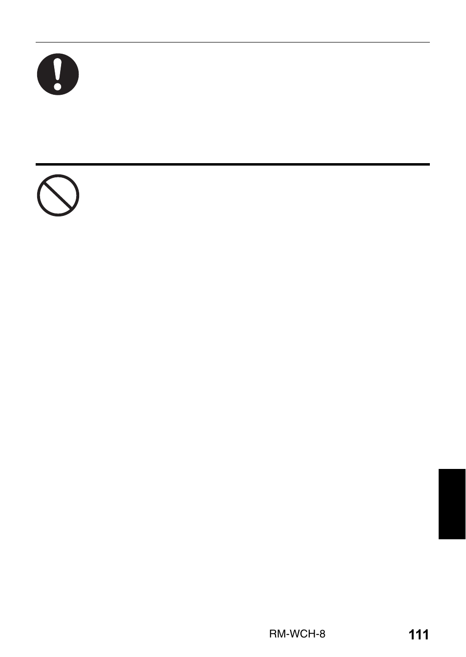 Yamaha RM-WCH8 ADECIA Microphone Charger Base for Eight RM Wireless DECT Microphones (1.9 GHz) User Manual | Page 111 / 136