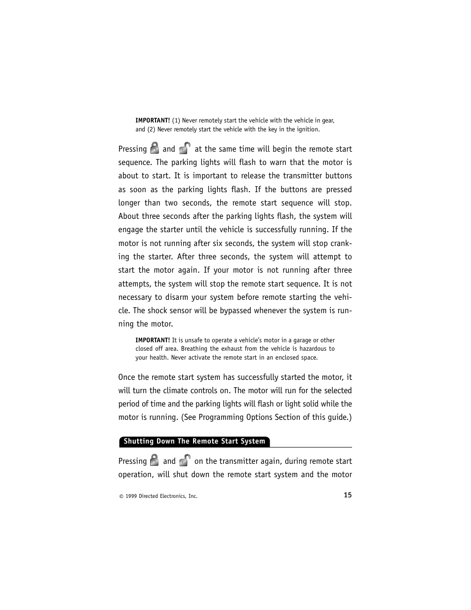 Directed Electronics ESP 540 User Manual | Page 16 / 37