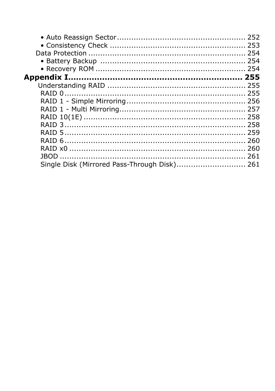 Areca 24/4 Internal/External Port Pcie 3.0 12 Gb/s SAS/SATA Raid Controller 2Gb Cache User Manual | Page 10 / 264