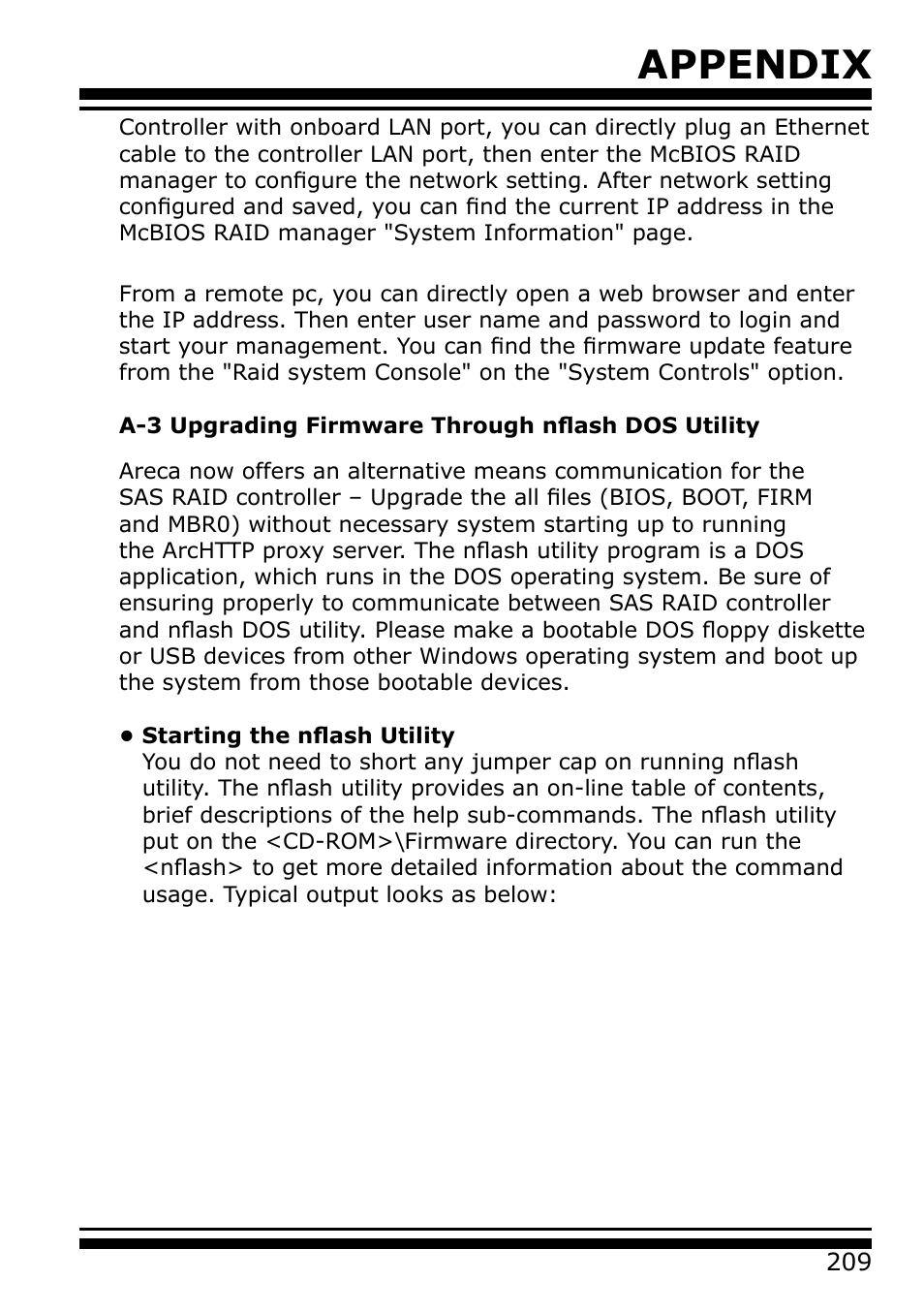 Appendix | Areca 24/4 Internal/External Port Pcie 3.0 12 Gb/s SAS/SATA Raid Controller 2Gb Cache User Manual | Page 209 / 264
