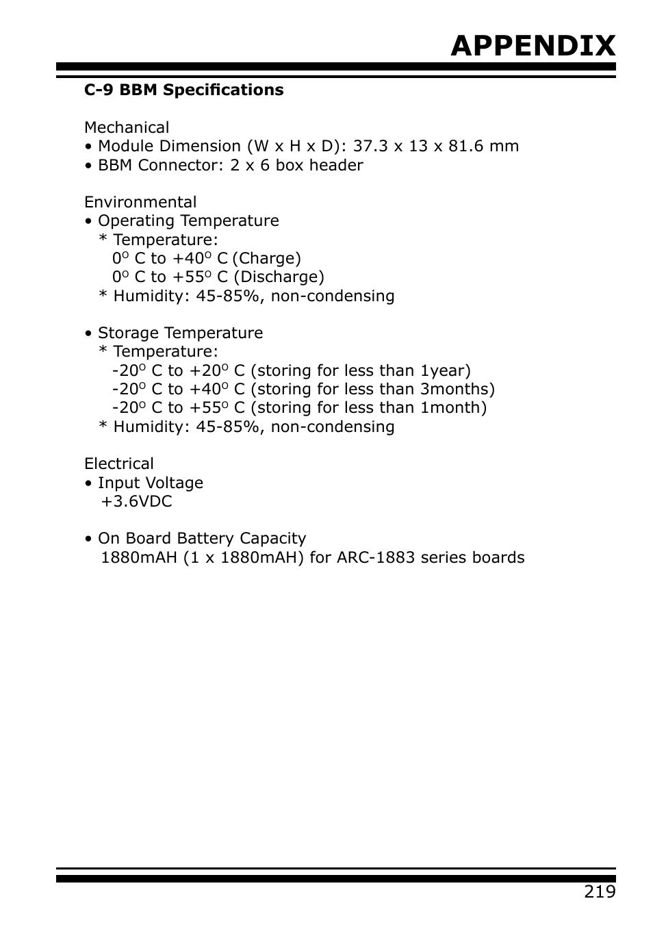 Appendix | Areca 24/4 Internal/External Port Pcie 3.0 12 Gb/s SAS/SATA Raid Controller 2Gb Cache User Manual | Page 219 / 264