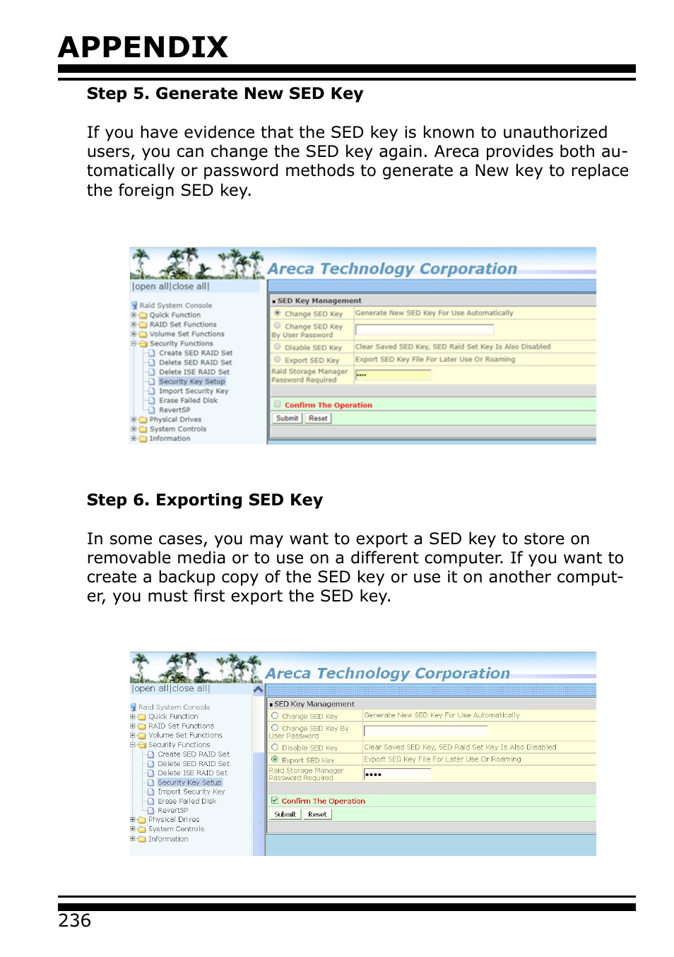 Appendix | Areca 24/4 Internal/External Port Pcie 3.0 12 Gb/s SAS/SATA Raid Controller 2Gb Cache User Manual | Page 236 / 264