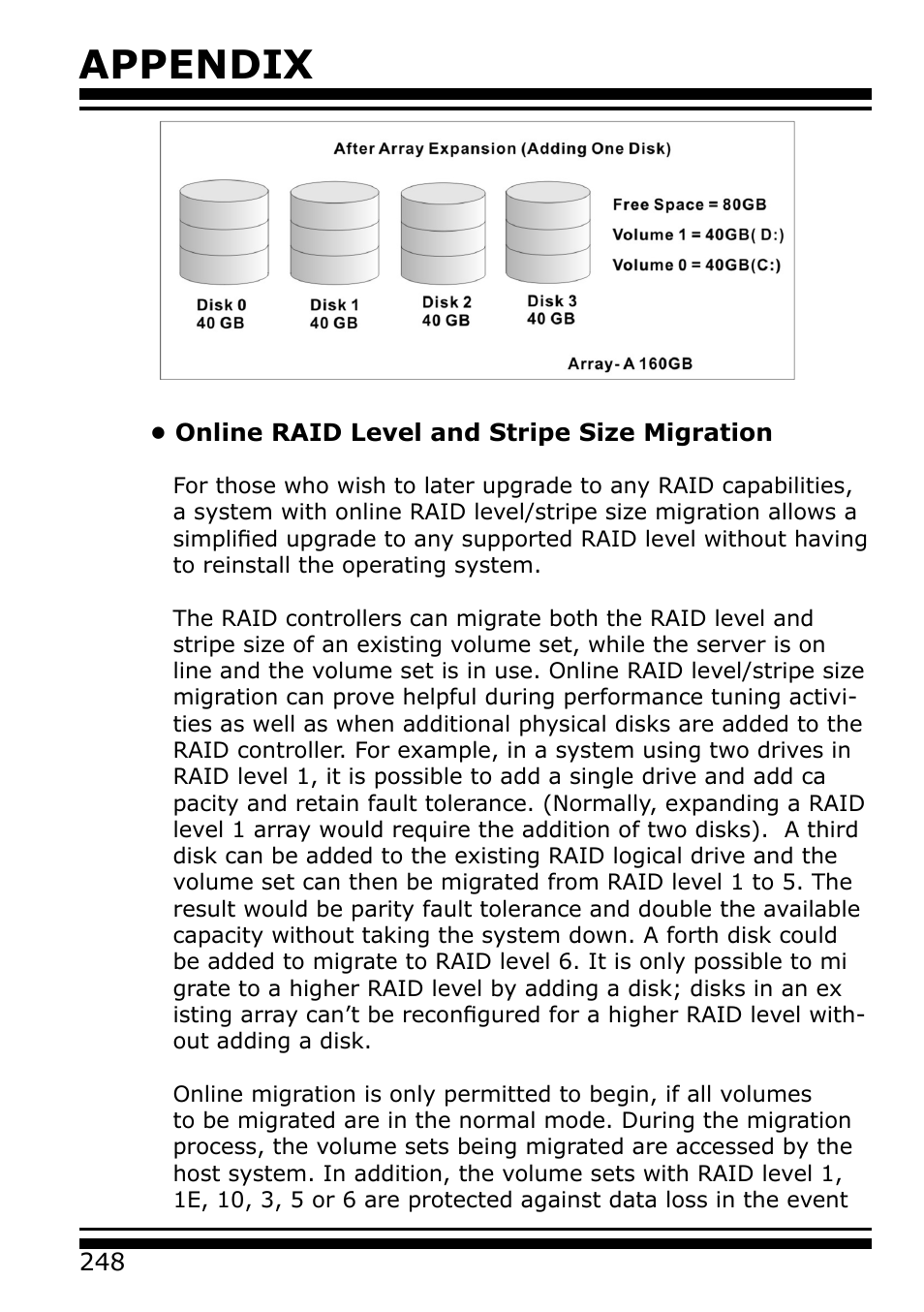 Appendix | Areca 24/4 Internal/External Port Pcie 3.0 12 Gb/s SAS/SATA Raid Controller 2Gb Cache User Manual | Page 248 / 264