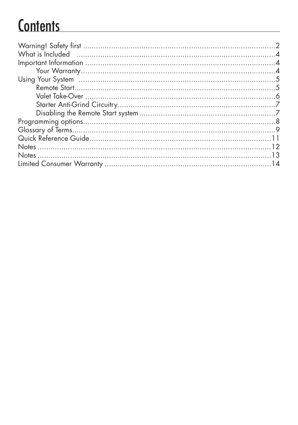 Directed Electronics AVITAL 4003 User Manual | Page 3 / 20