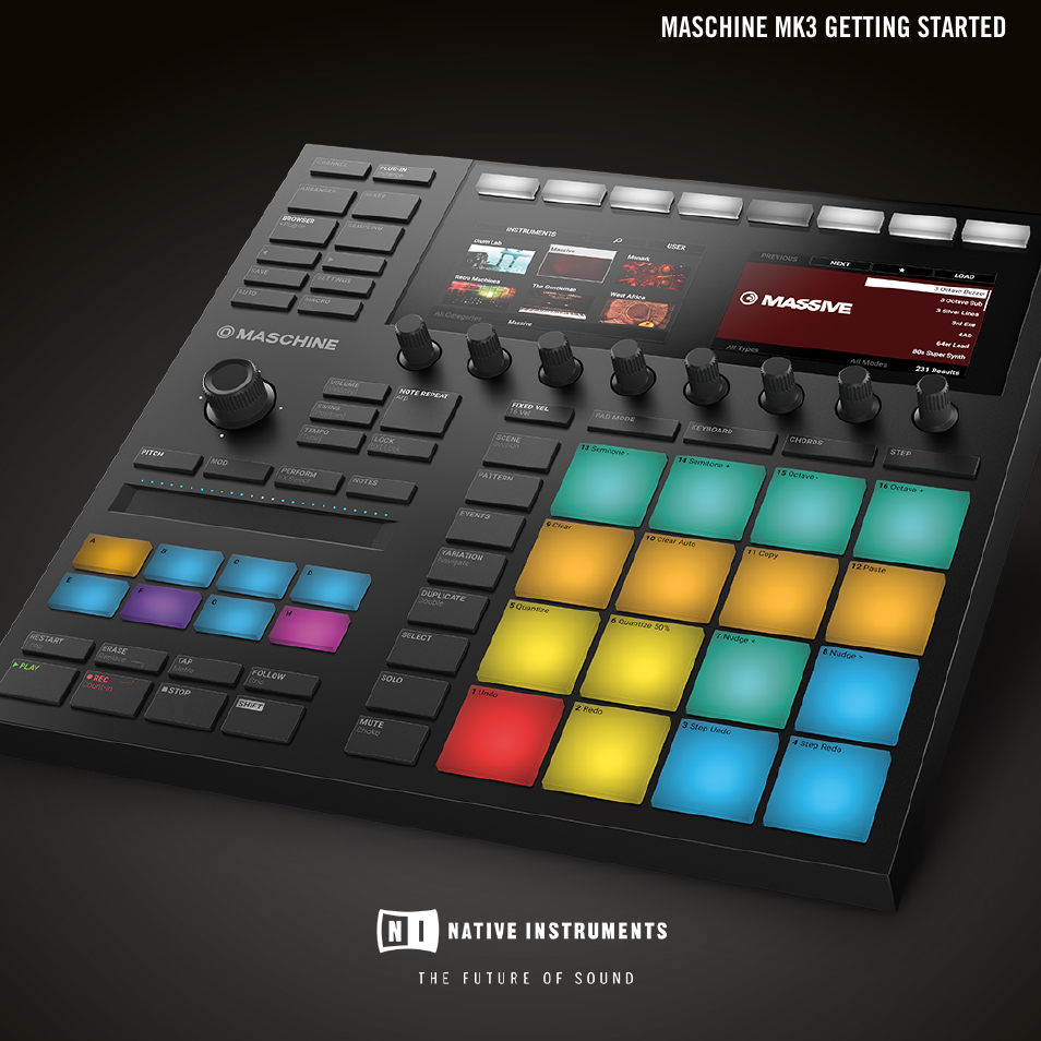 Native Instruments MASCHINE MK3 Groove Production Studio (Black) User Manual | 209 pages