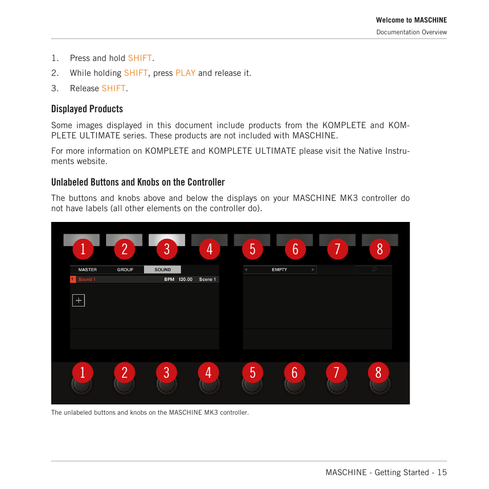 Native Instruments MASCHINE MK3 Groove Production Studio (Black) User Manual | Page 15 / 209