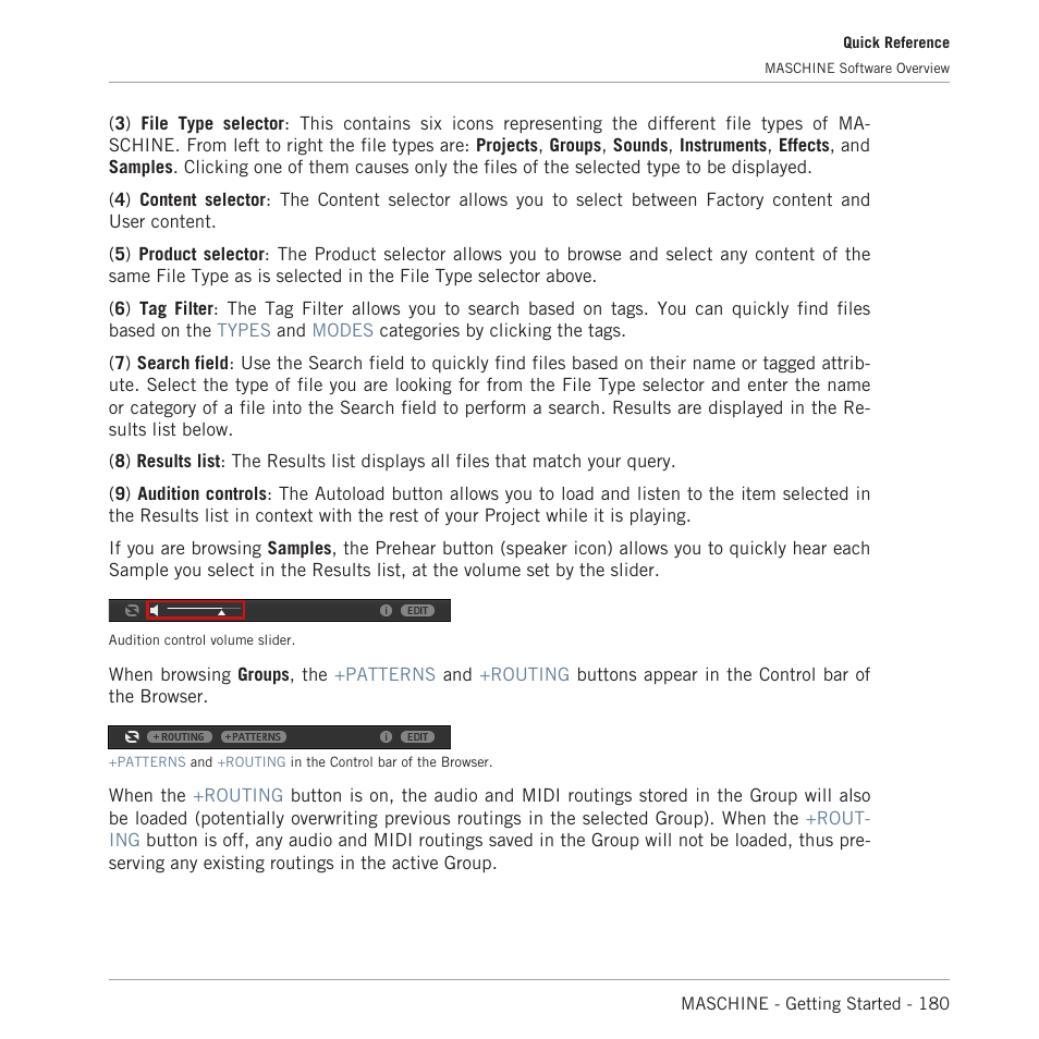 Native Instruments MASCHINE MK3 Groove Production Studio (Black) User Manual | Page 180 / 209
