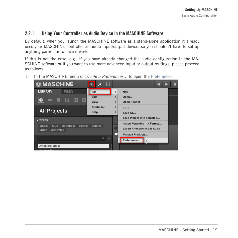 Native Instruments MASCHINE MK3 Groove Production Studio (Black) User Manual | Page 19 / 209