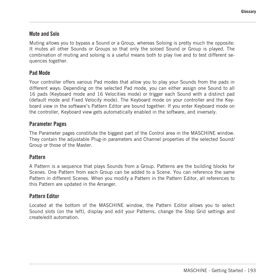 Native Instruments MASCHINE MK3 Groove Production Studio (Black) User Manual | Page 193 / 209