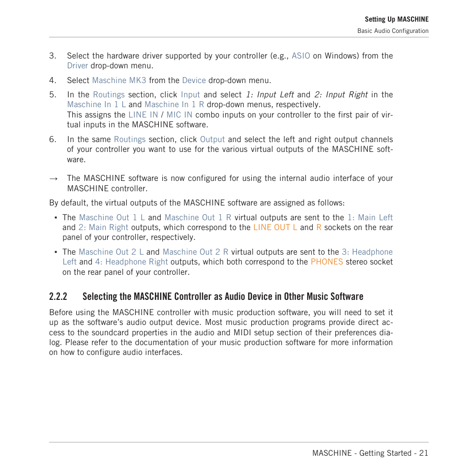 Native Instruments MASCHINE MK3 Groove Production Studio (Black) User Manual | Page 21 / 209