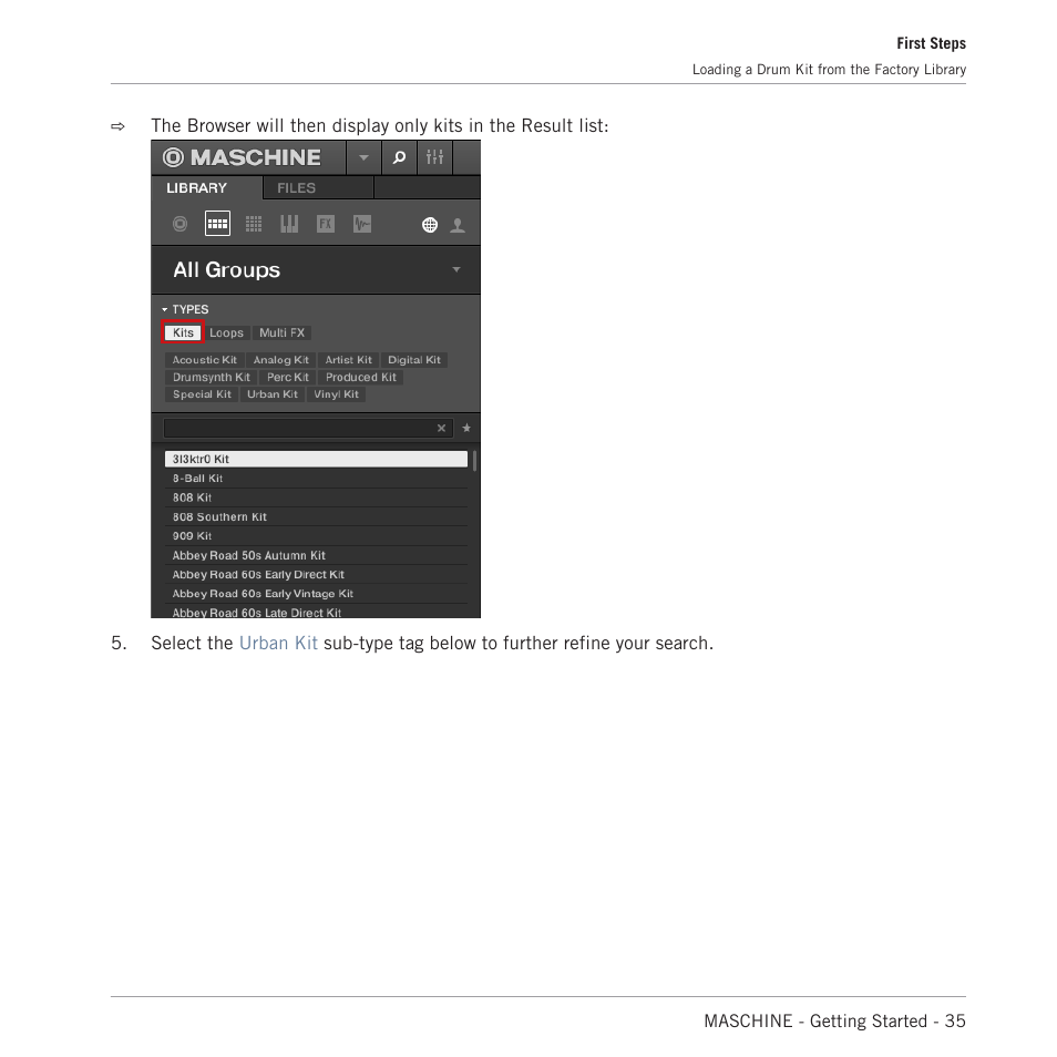 Native Instruments MASCHINE MK3 Groove Production Studio (Black) User Manual | Page 35 / 209