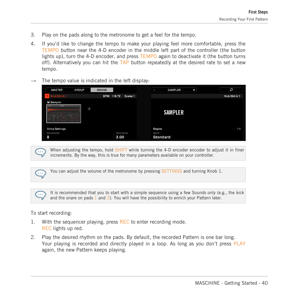 Native Instruments MASCHINE MK3 Groove Production Studio (Black) User Manual | Page 40 / 209