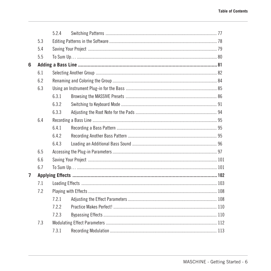 Native Instruments MASCHINE MK3 Groove Production Studio (Black) User Manual | Page 6 / 209