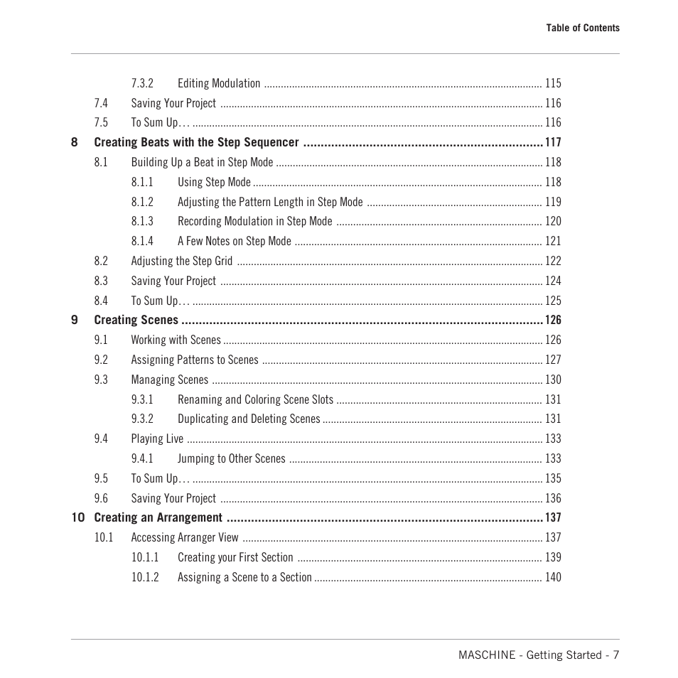 Native Instruments MASCHINE MK3 Groove Production Studio (Black) User Manual | Page 7 / 209