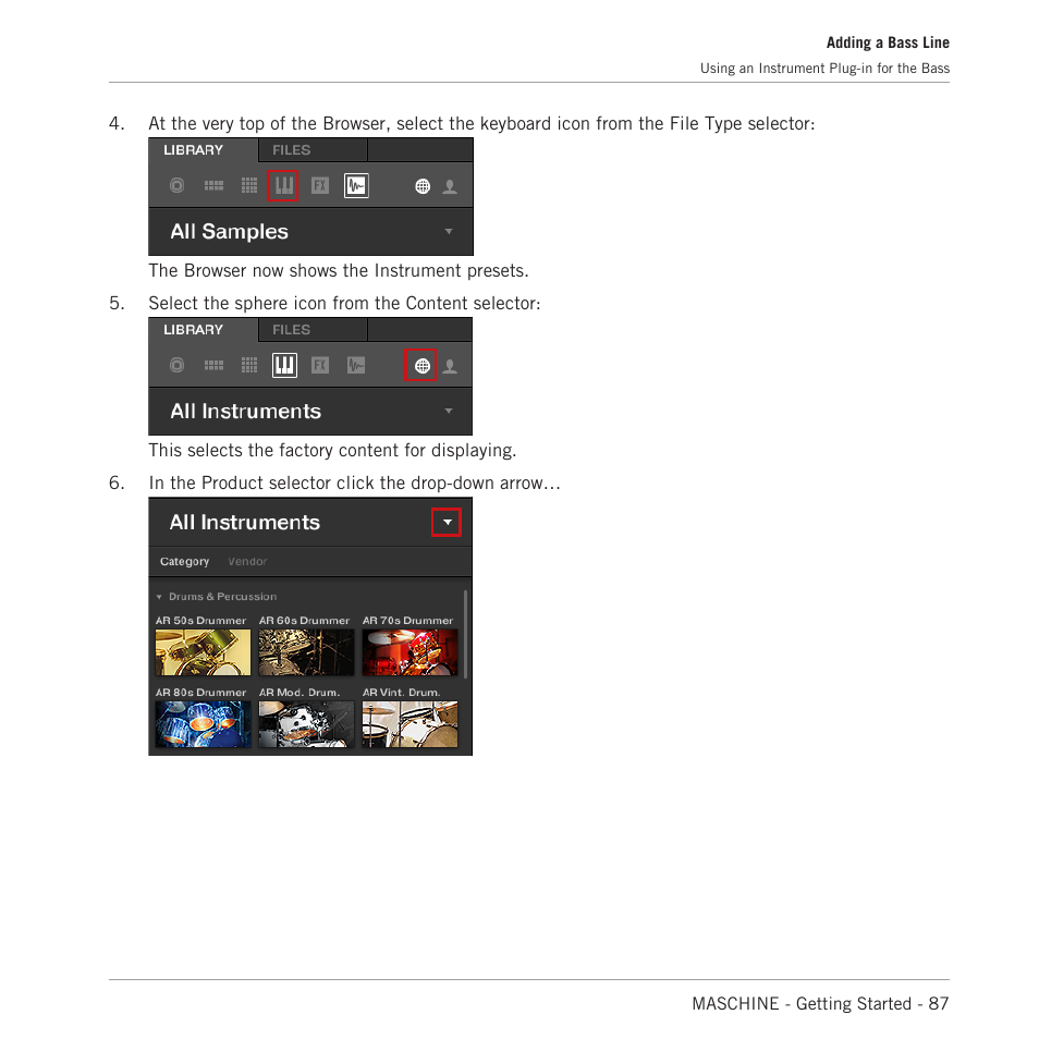 Native Instruments MASCHINE MK3 Groove Production Studio (Black) User Manual | Page 87 / 209