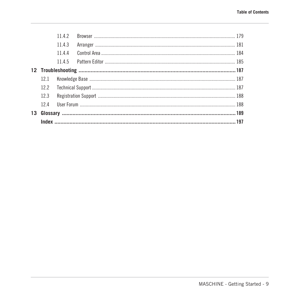 Native Instruments MASCHINE MK3 Groove Production Studio (Black) User Manual | Page 9 / 209