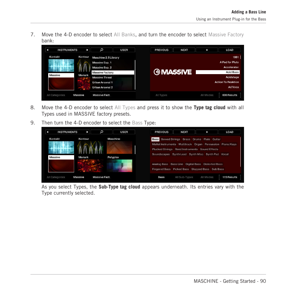 Native Instruments MASCHINE MK3 Groove Production Studio (Black) User Manual | Page 90 / 209