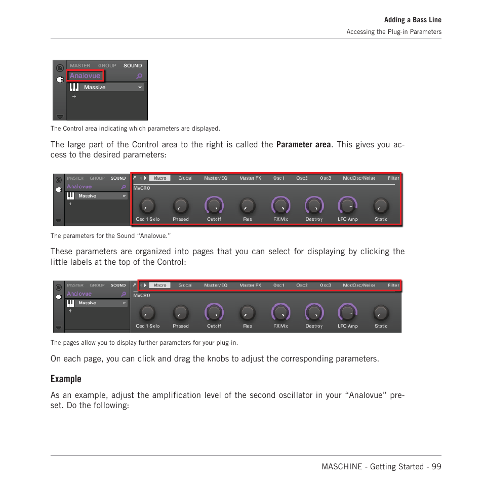 Example | Native Instruments MASCHINE MK3 Groove Production Studio (Black) User Manual | Page 99 / 209