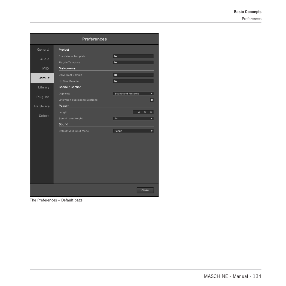 Native Instruments MASCHINE MK3 Groove Production Studio (Black) User Manual | Page 134 / 976