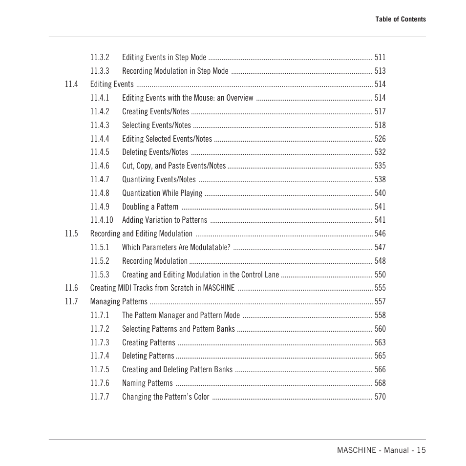 Native Instruments MASCHINE MK3 Groove Production Studio (Black) User Manual | Page 15 / 976