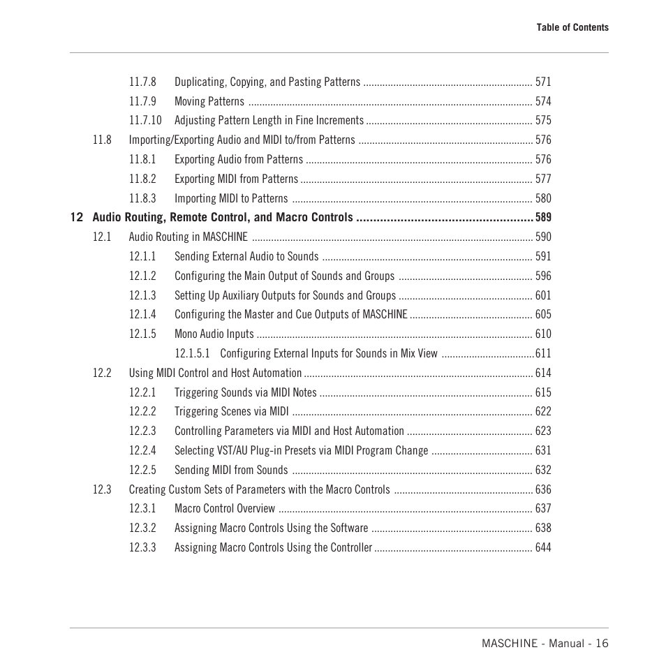 Native Instruments MASCHINE MK3 Groove Production Studio (Black) User Manual | Page 16 / 976