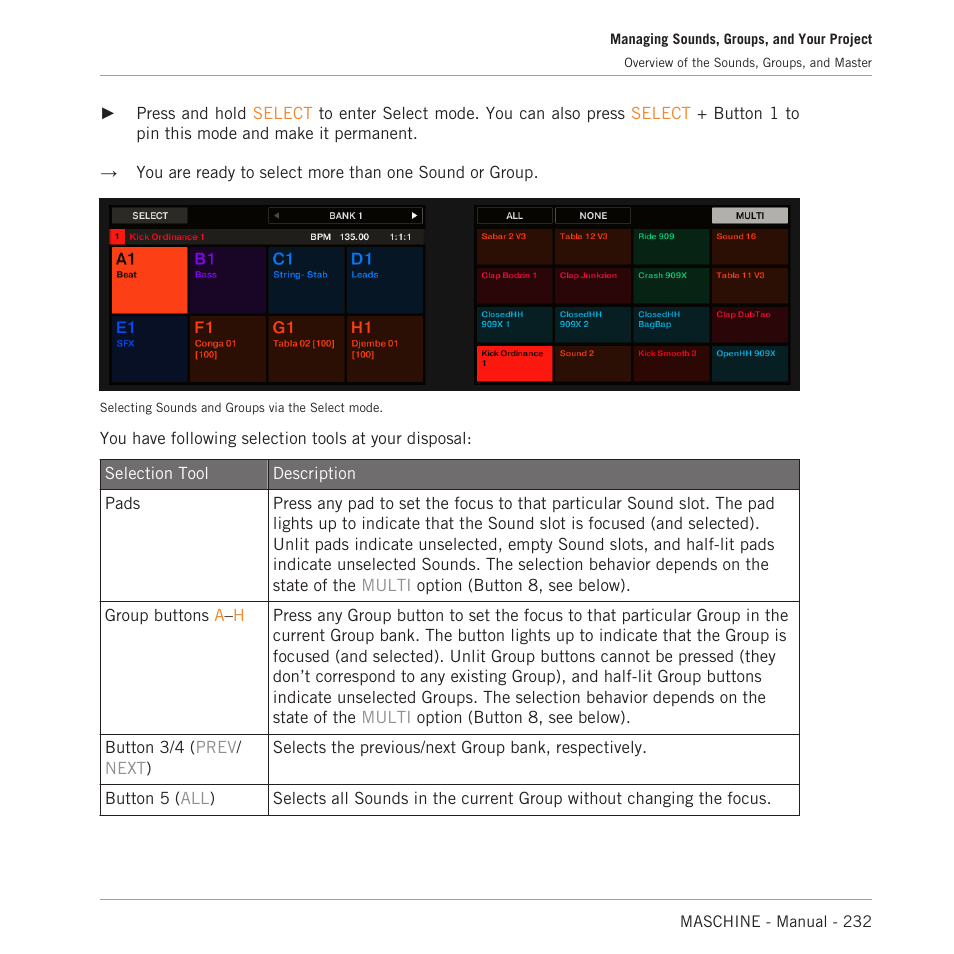 Native Instruments MASCHINE MK3 Groove Production Studio (Black) User Manual | Page 232 / 976