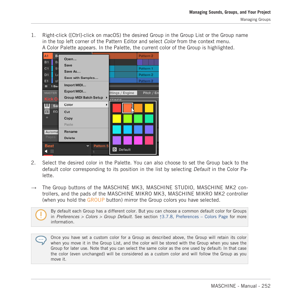 Native Instruments MASCHINE MK3 Groove Production Studio (Black) User Manual | Page 252 / 976