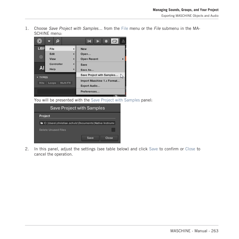 Native Instruments MASCHINE MK3 Groove Production Studio (Black) User Manual | Page 263 / 976