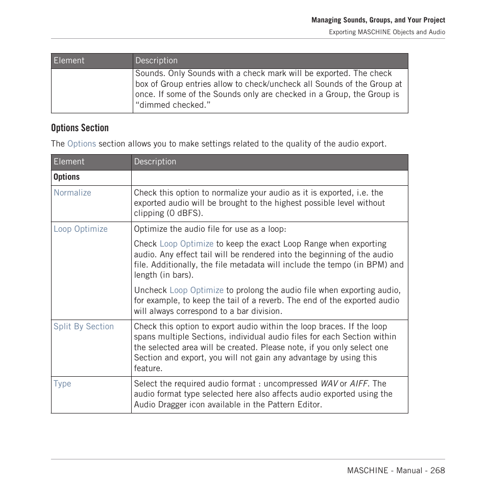 Native Instruments MASCHINE MK3 Groove Production Studio (Black) User Manual | Page 268 / 976