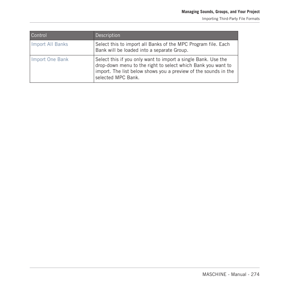 Native Instruments MASCHINE MK3 Groove Production Studio (Black) User Manual | Page 274 / 976