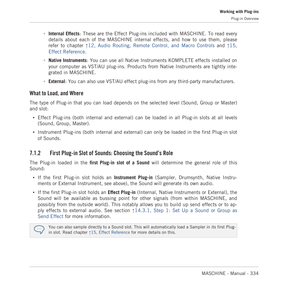 What to load, and where | Native Instruments MASCHINE MK3 Groove Production Studio (Black) User Manual | Page 334 / 976