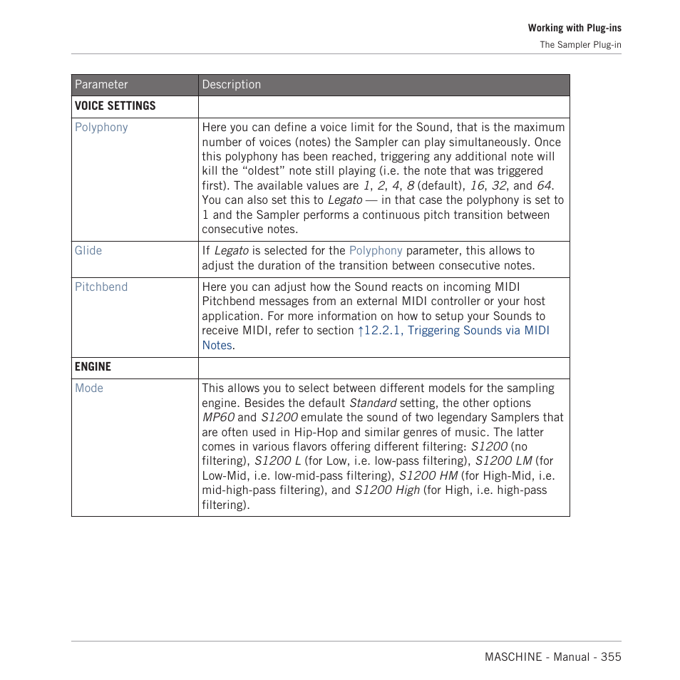 Native Instruments MASCHINE MK3 Groove Production Studio (Black) User Manual | Page 355 / 976