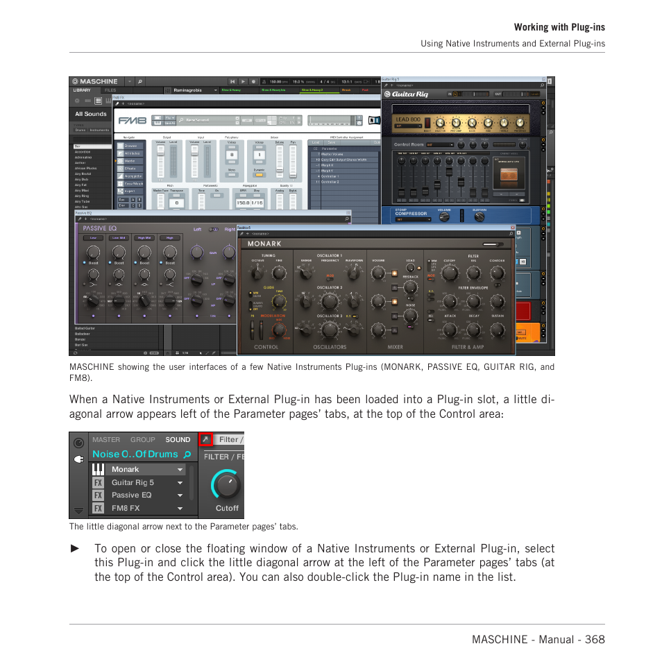 Native Instruments MASCHINE MK3 Groove Production Studio (Black) User Manual | Page 368 / 976